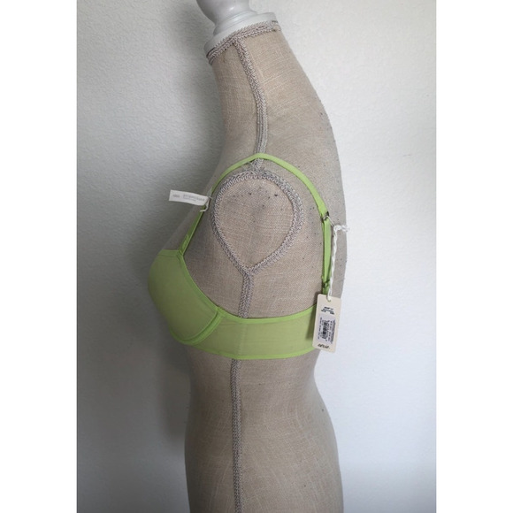Aerie Smoothez Balconette Lime Green Mesh Bra - 34B - Picture 3 of 4